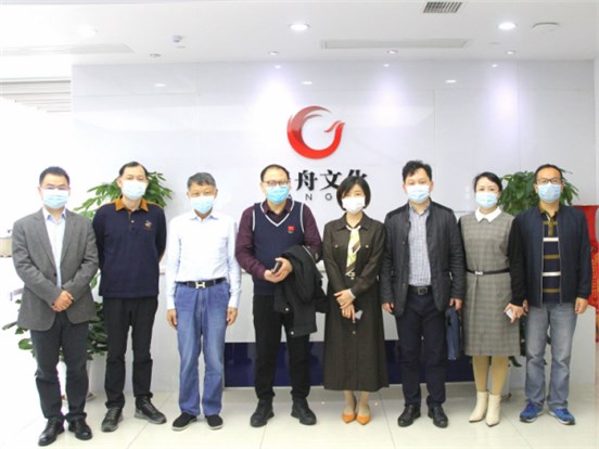 省委宣传部部务会成员、省文资委专职副主任刘尤碧一行来非凡国际调研